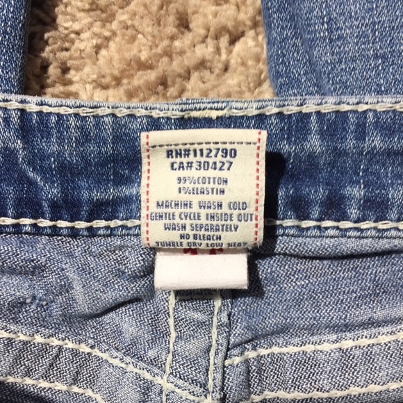 True Religion Disco Joey Big T Womens Denim sz 27 - Picture 8 of 8